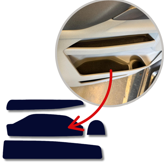 Carpet Van door pockets_ Ford Transit Custom (2024-present)