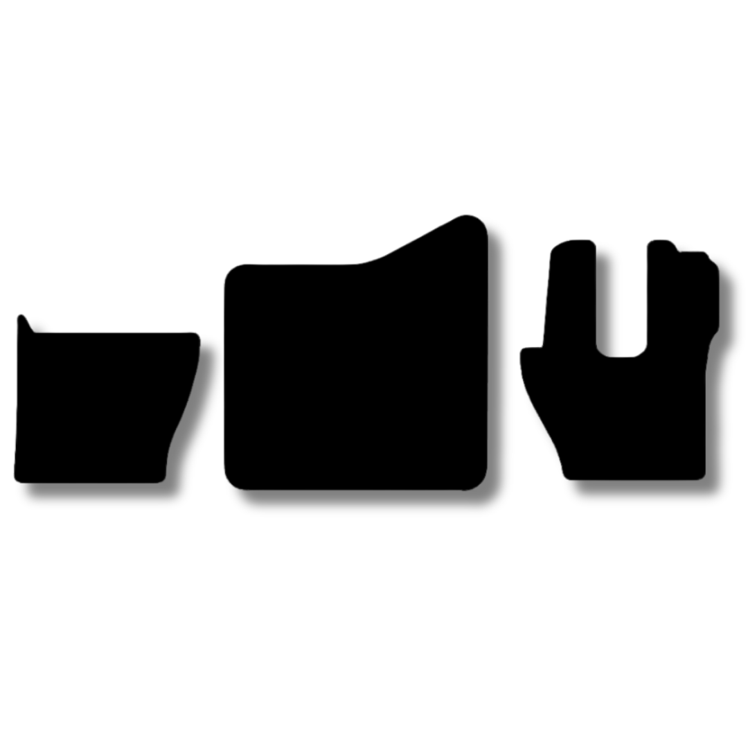 Carpet Floor Mats 3 piece Mercedes Actros MP4 (2011-2018)