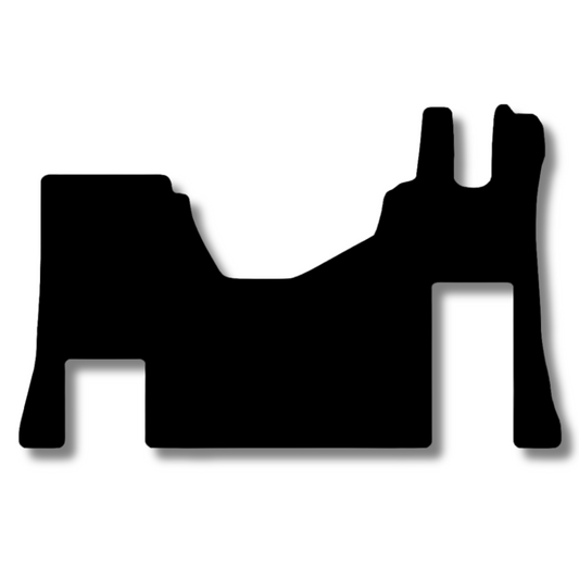 Flat floor - Carpet truck mats Mercedes Actros MP5 (2019-present)