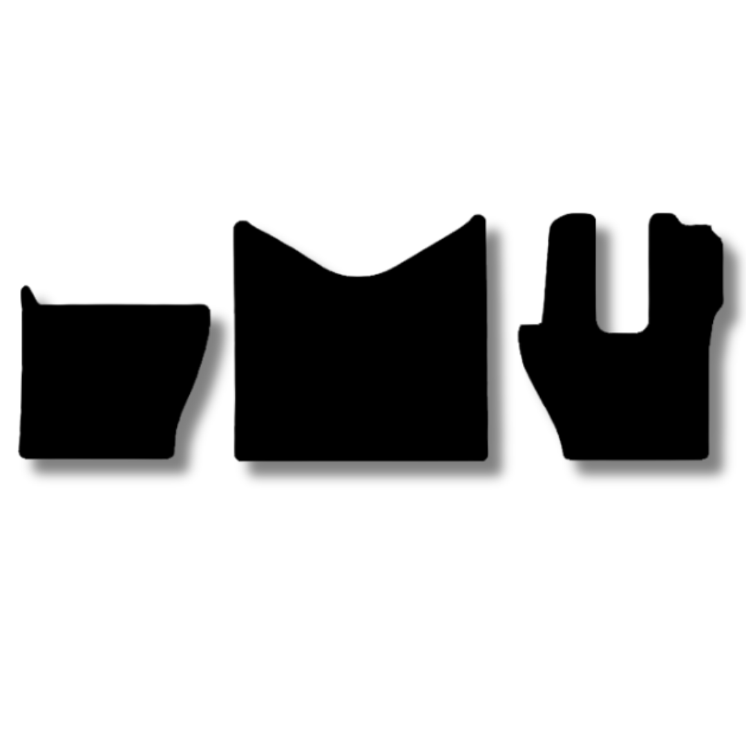 Carpet Floor Mats 3 piece Mercedes AROCS_Rigid Cab (2013-2024)