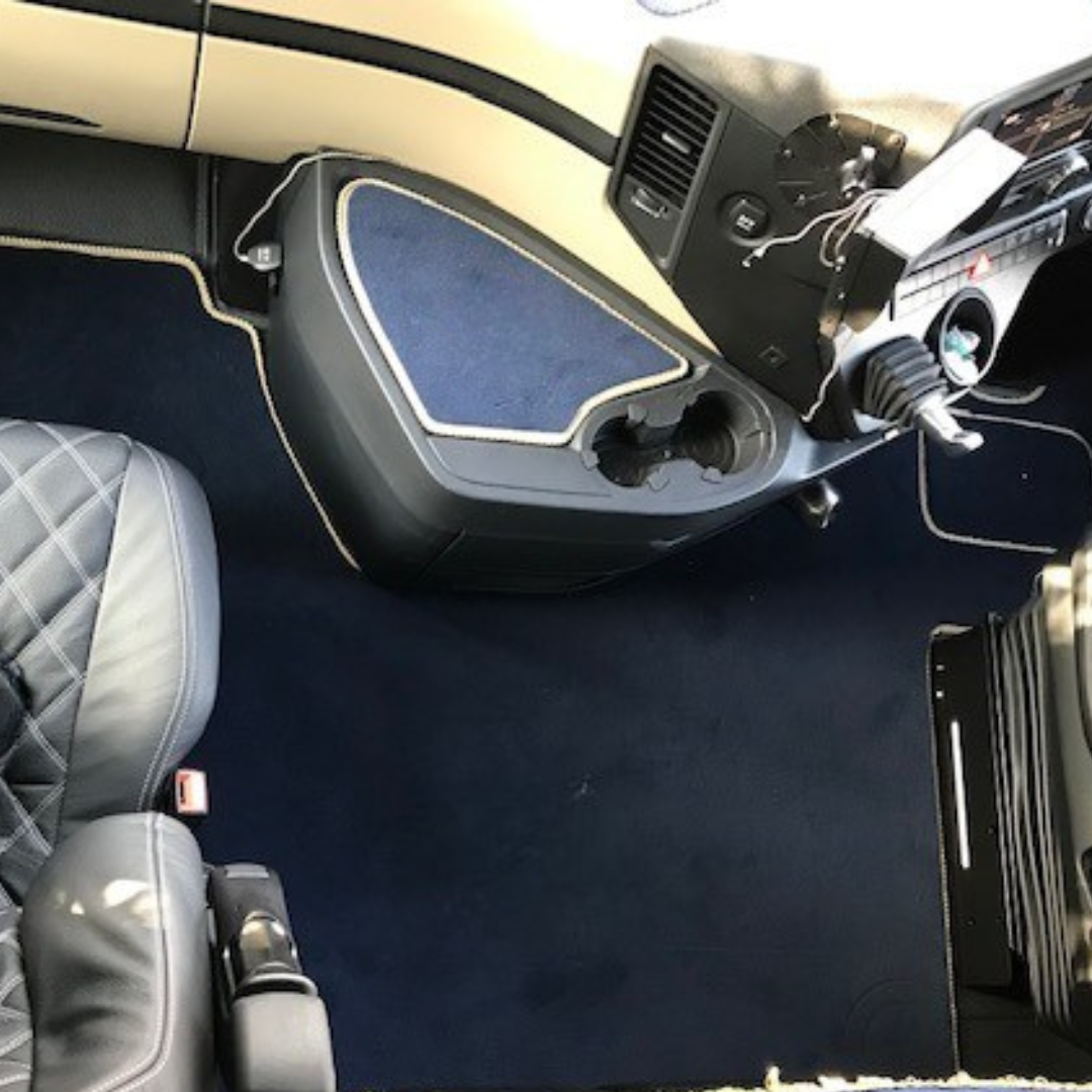 Flat floor - Carpet truck mats Mercedes Actros MP5 (2019-present)